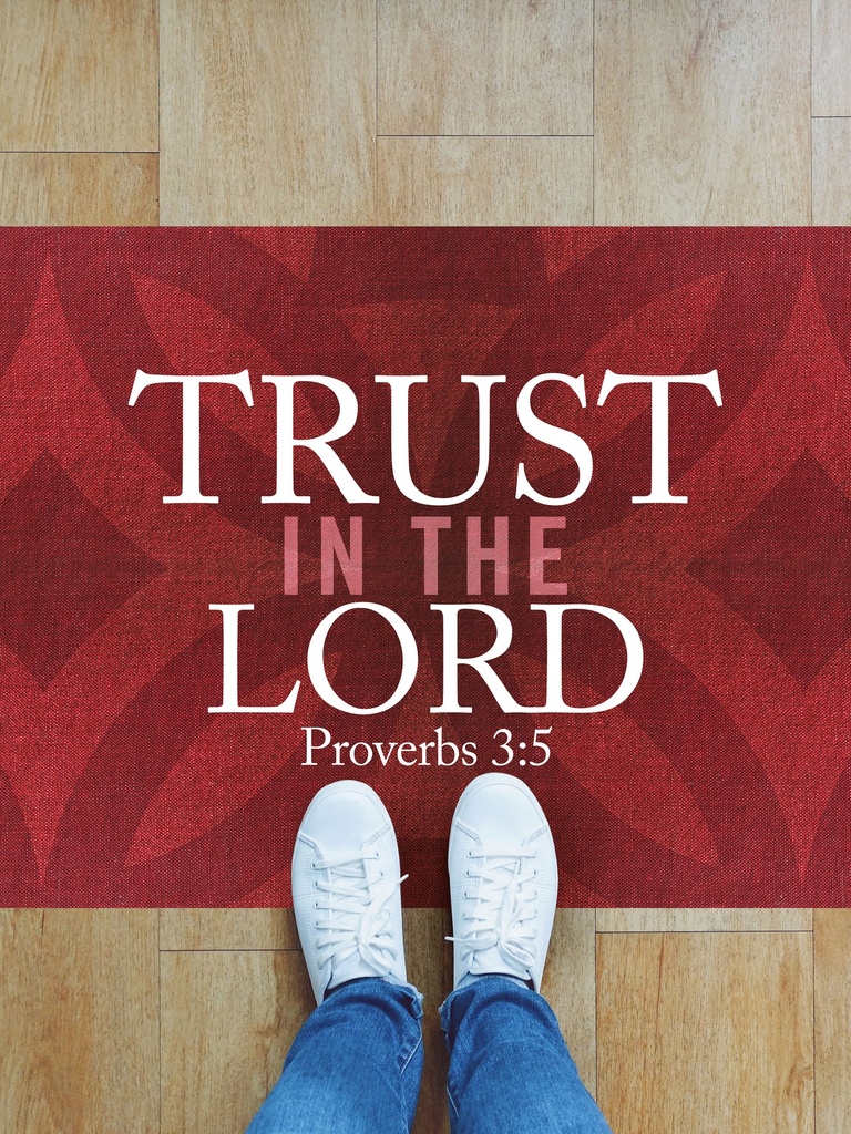 Trust In The Lord Vinyl Kitchen Mat