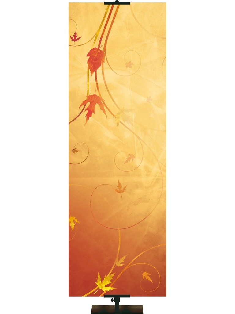 Custom Banner Autumn Faux Foil Rejoice