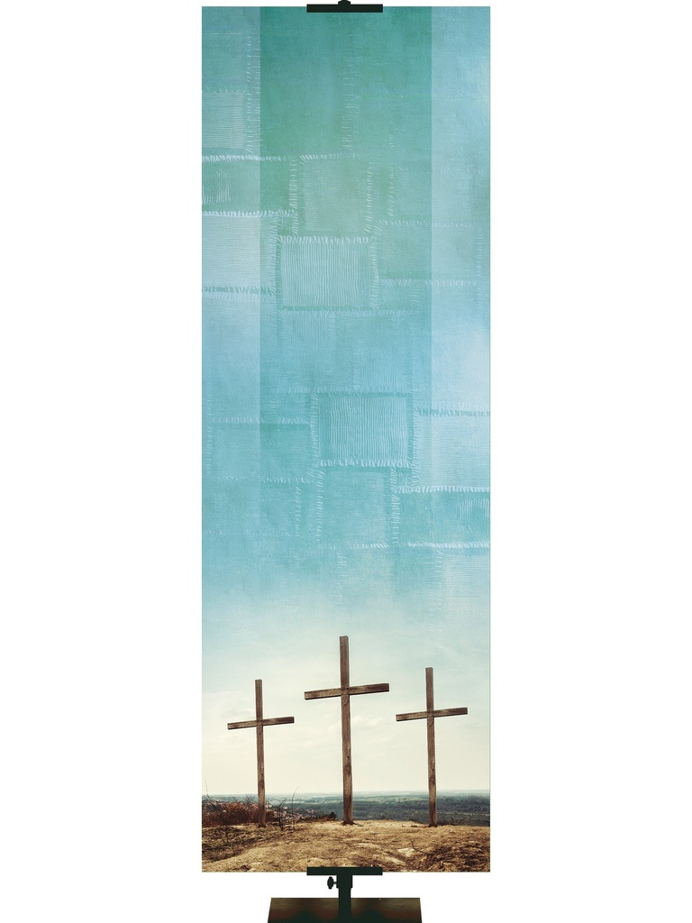 Custom Banner Easter Adorations Raised with Christ
