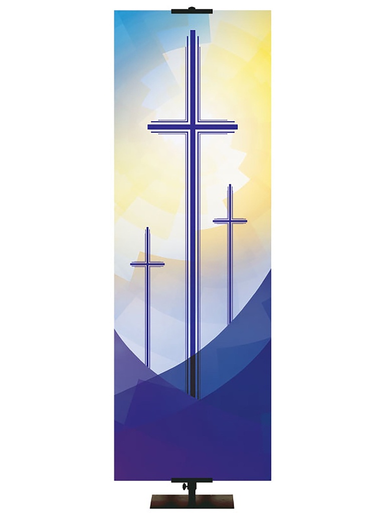 Custom Banner Enduring Symbols of Easter He Is Risen Indeed