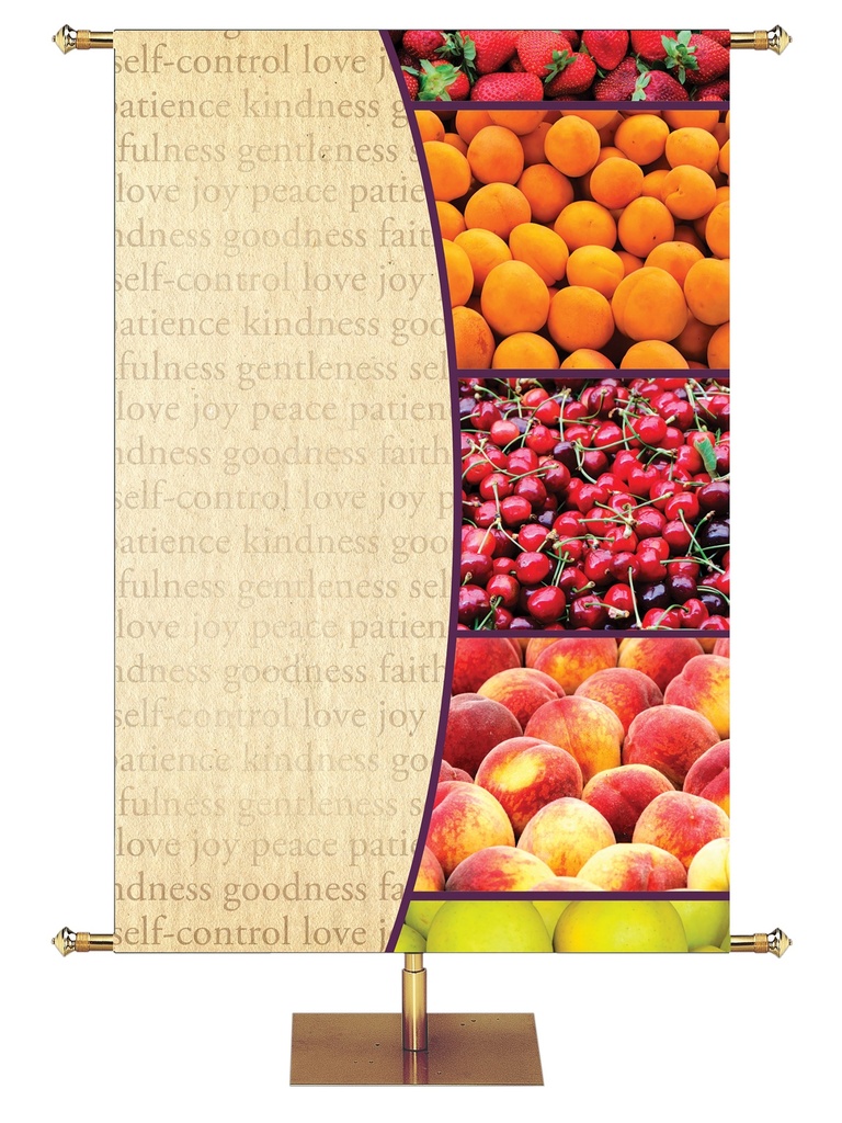 Custom Banner Fruit of the Spirit Fruit Design
