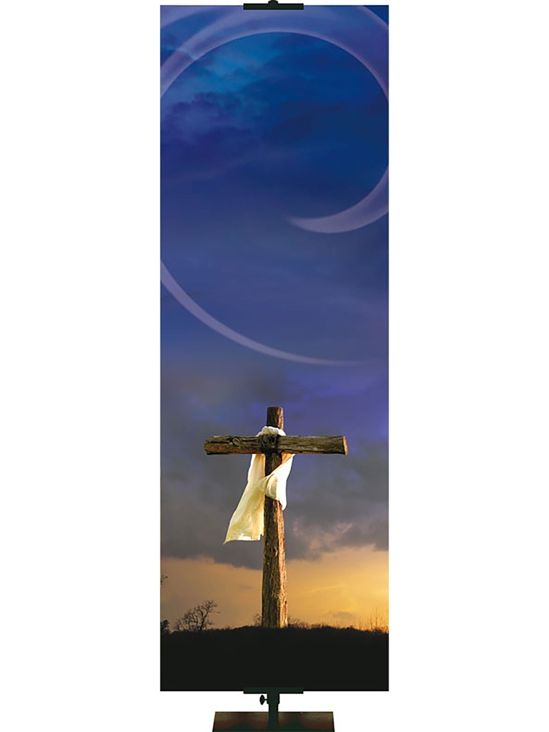 Custom Banner The Old Rugged Cross He Has Risen