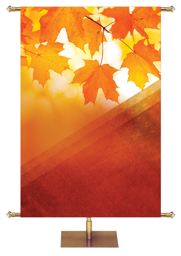 Custom Banner Golden Harvest Courts With Praise