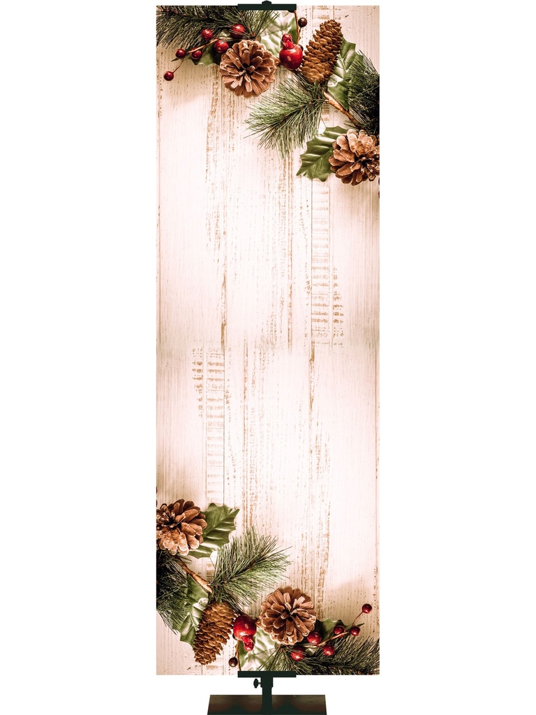 Custom Banner Heartland Christmas Design Left