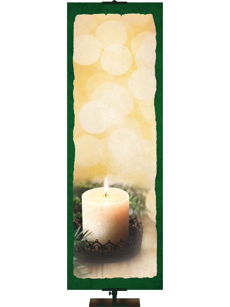 Custom Banner Rustic Christmas Light