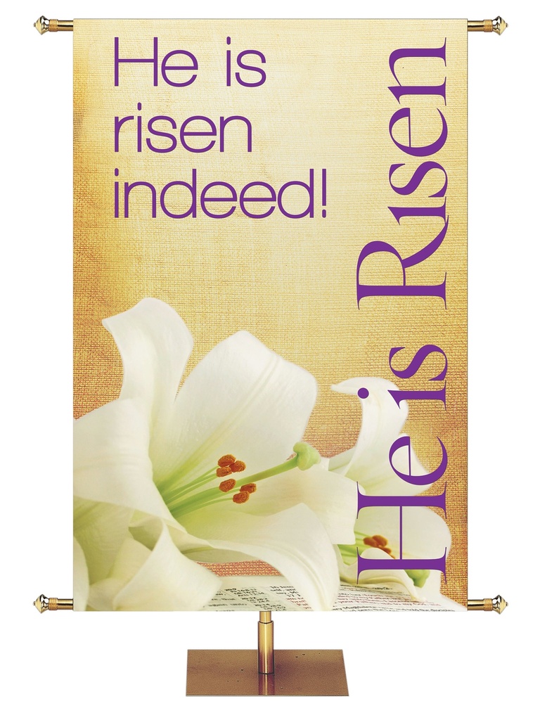 Rustic Easter He Is Risen