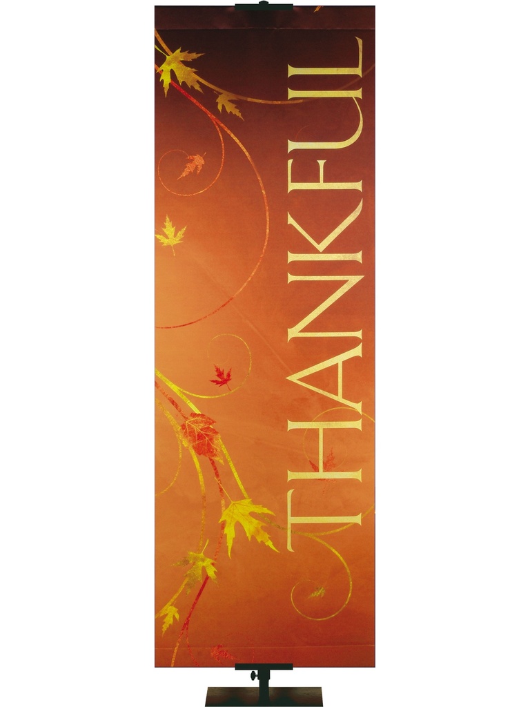 Autumn Faux Foil - Thankful