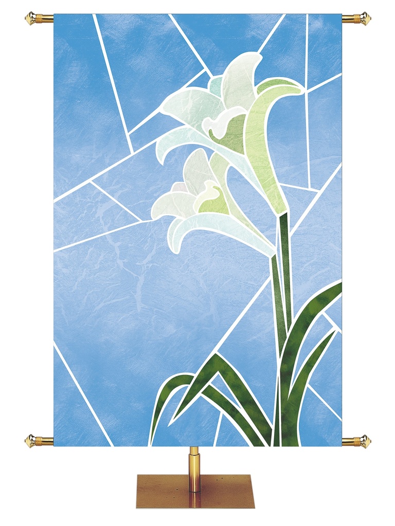 Eternal Emblems of Easter Lily Right Symbol