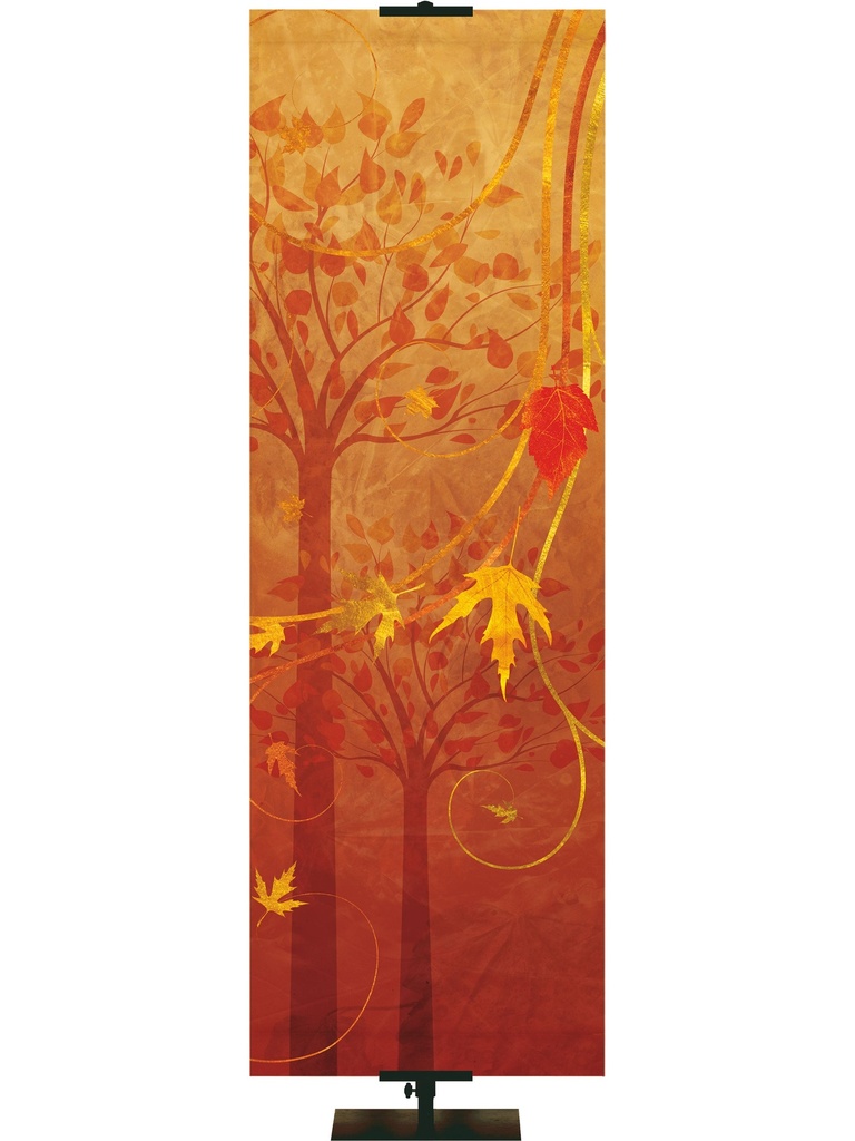 Custom Banner Autumn Faux Foil Autumn Faux Foil Style TRE