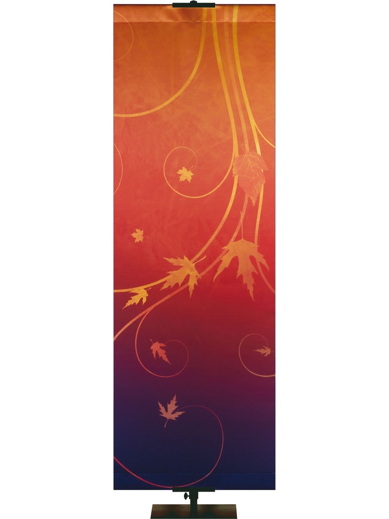 Custom Banner Autumn Faux Foil Autumn Faux Foil Style PUR