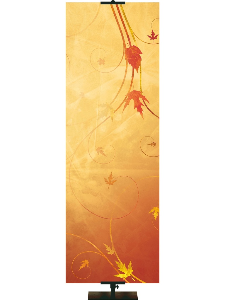 Custom Banner Autumn Faux Foil Give Thanks