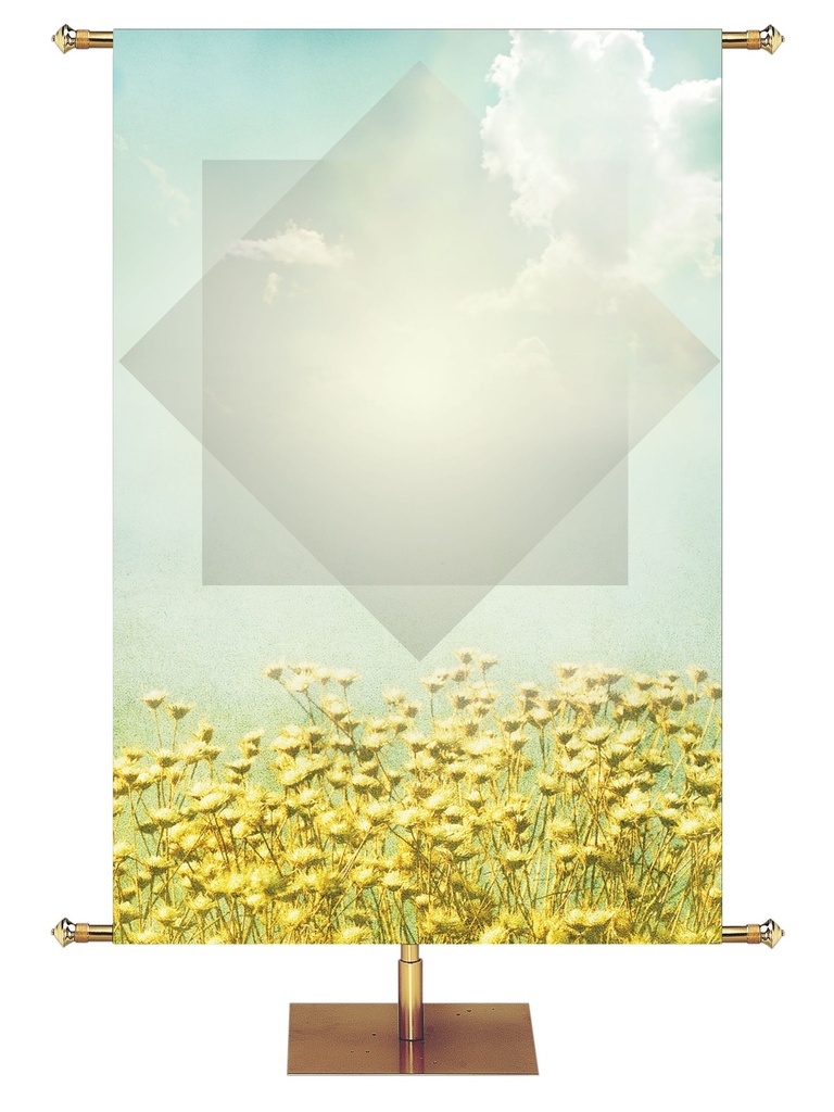 Custom Banner Contemporary Spring New Creation