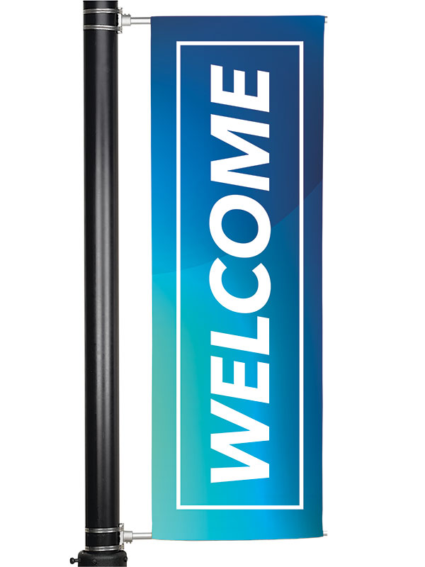 Light Pole Banner Welcome