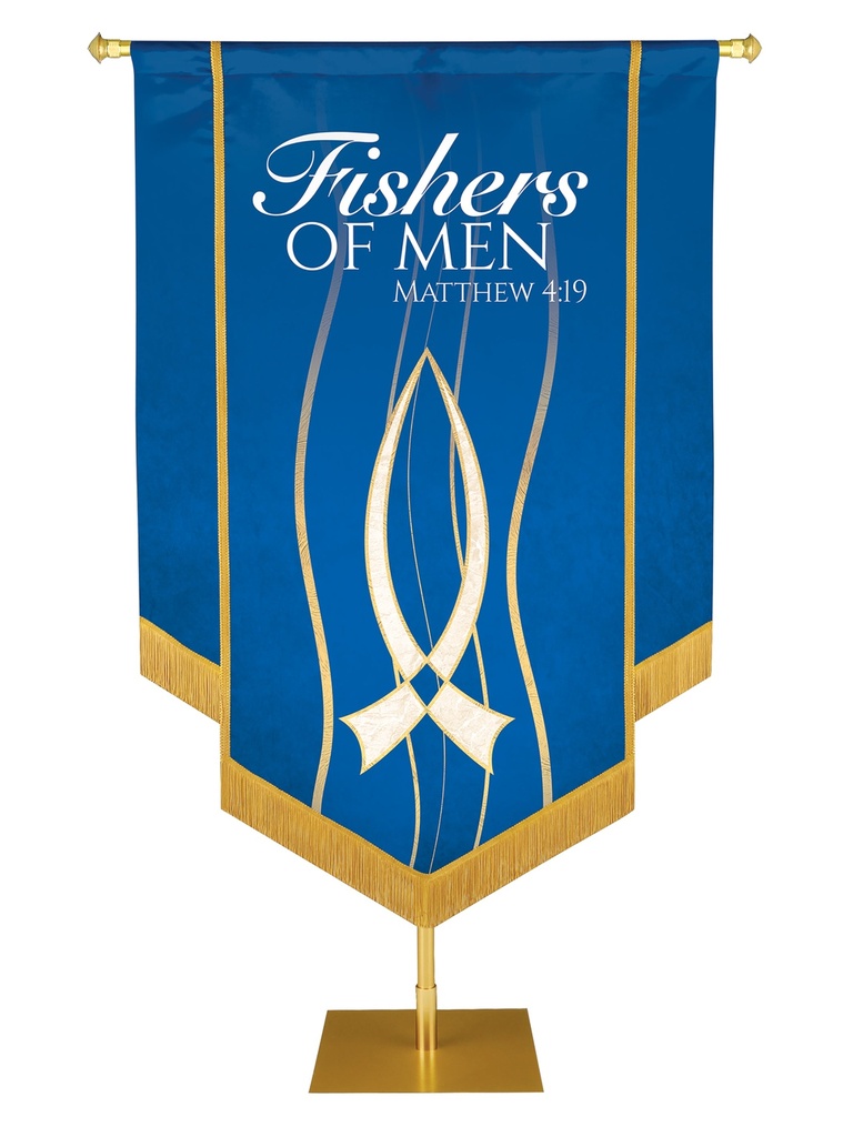 Experiencing God Fish, Fishers of Men Embellished Banner