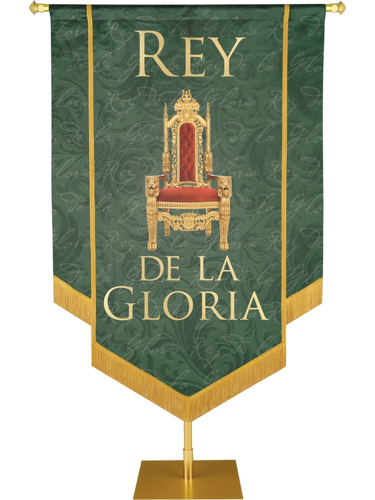 Rey De Gloria Embellished Banner