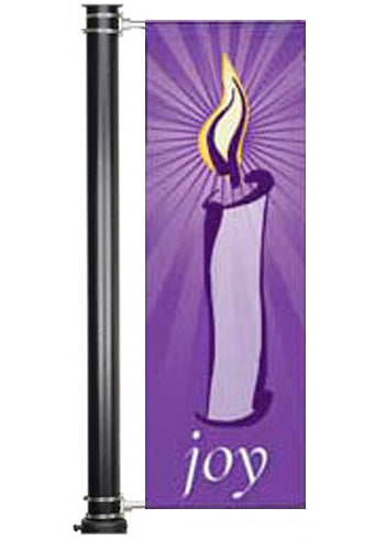 Light Pole Banner Joy