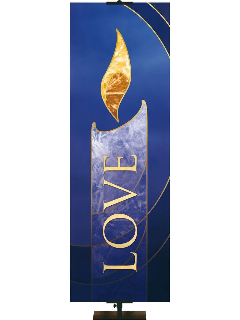 Overstock Liturgical Advent Candle Love