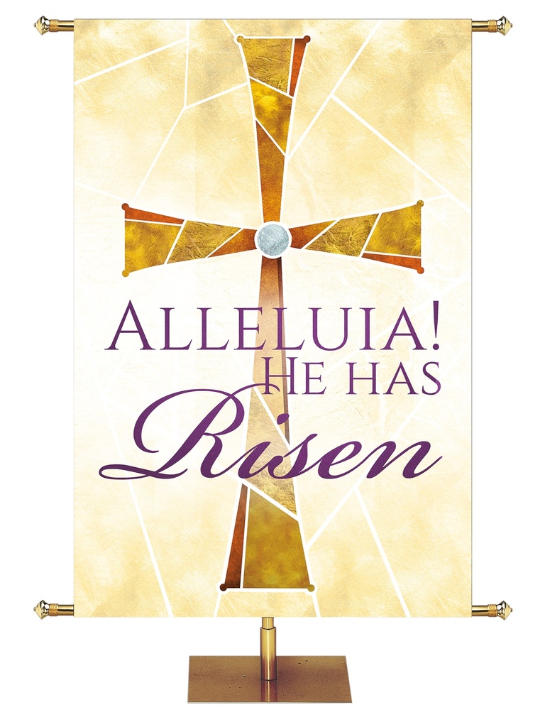 Irregular Eternal Emblems of Easter Alleluia He Has Risen