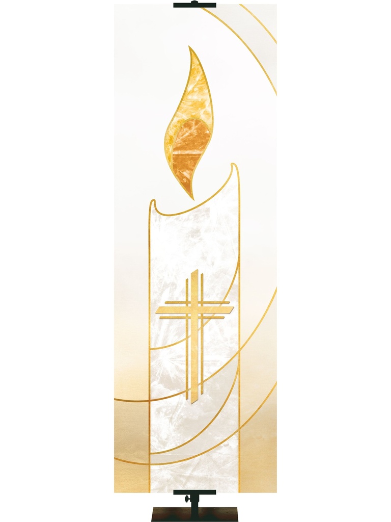 Irregular Liturgical Advent Candle Christ