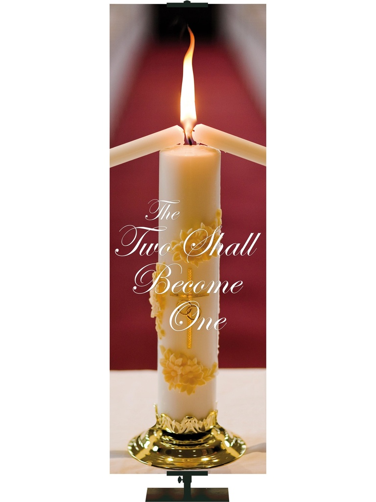 Irregular Wedding Banner The Unity Candle