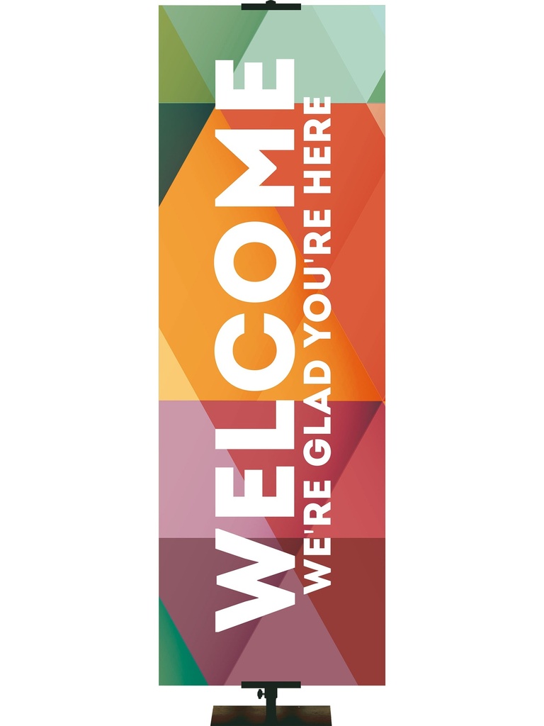 Irregular Stock Welcome Banner Contemporary Abstract