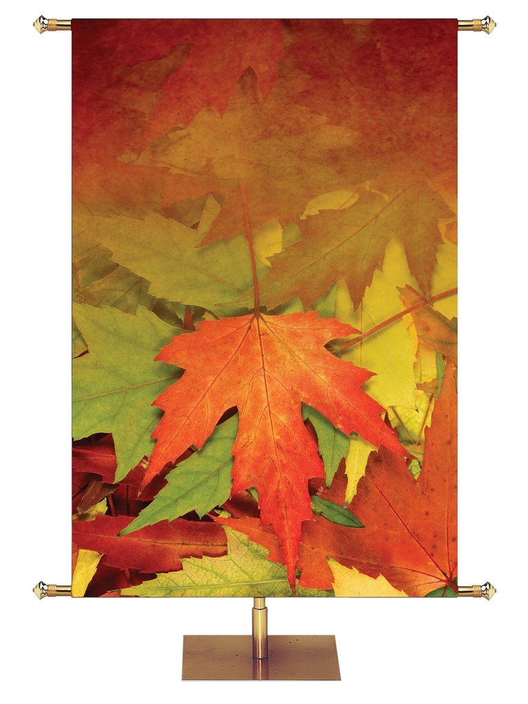 Custom Banner Contemporary Fall & Thanksgiving I Will Be Glad Design 1