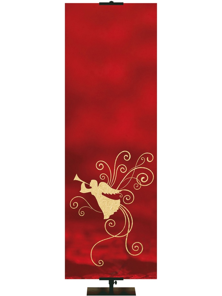 Custom Banner Advent Foil Hope, Peace, Love, Joy