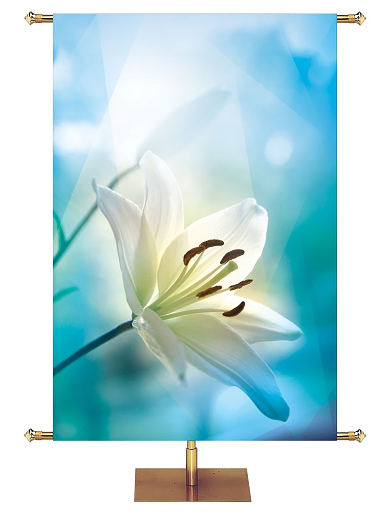 Custom Banner Easter Light Alleluia