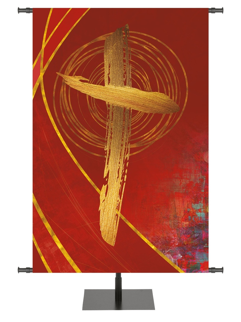 Custom Banner Graceful Liturgy Cross