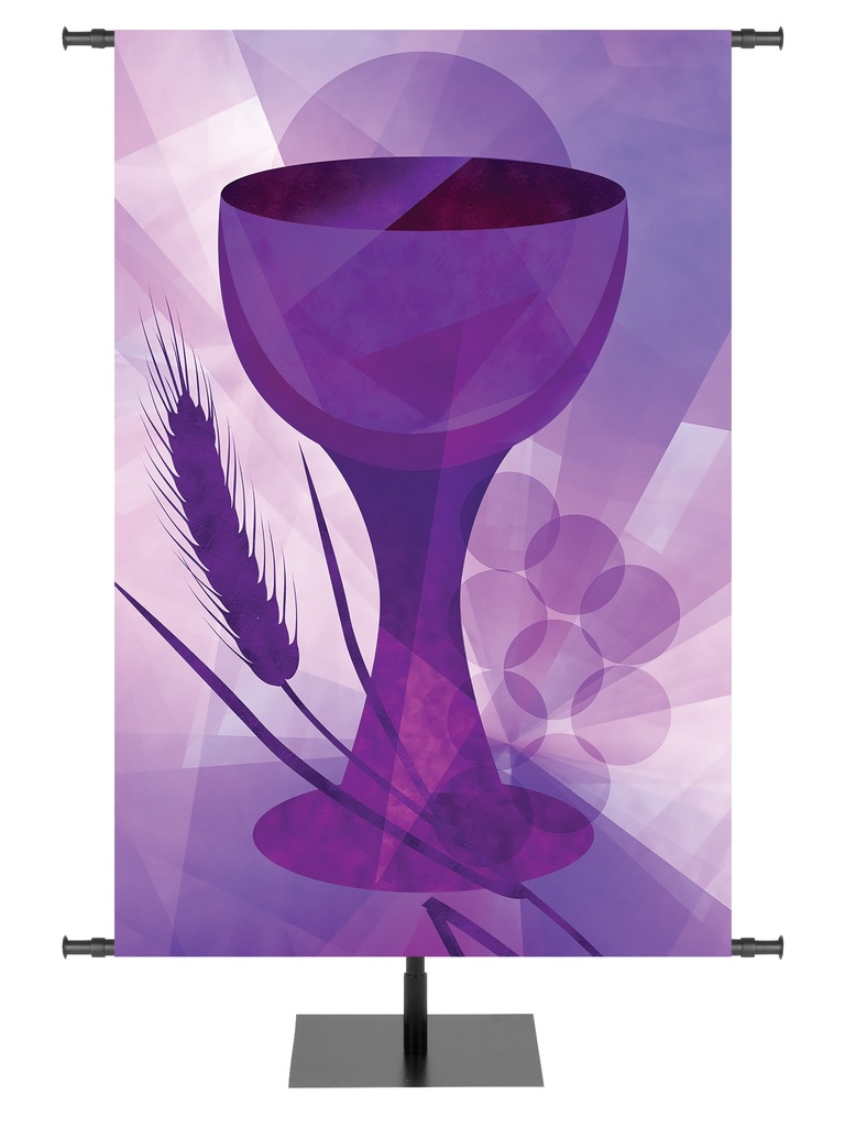 Custom Banner Symblos of Liturgy Communion