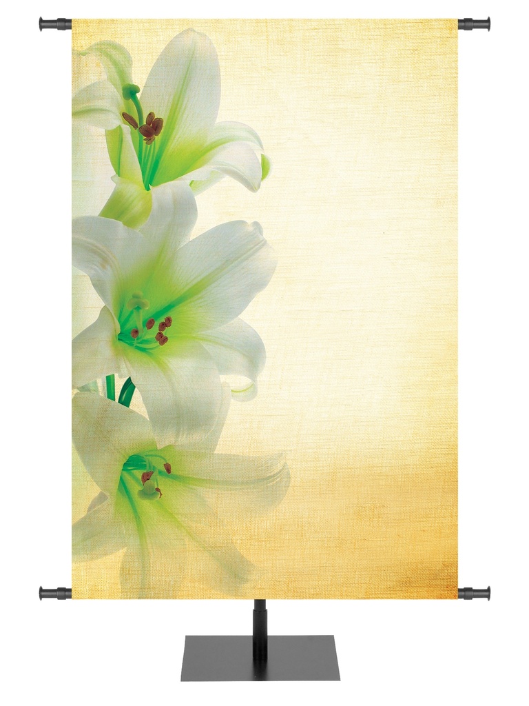 Custom Banner Easter Linen Alleluia