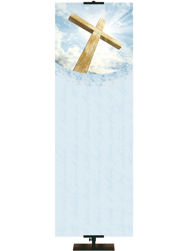 Custom Banner Welcome Cross