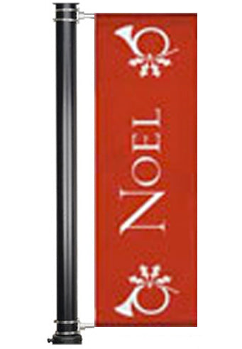 Custom Banner Light Pole Banner Noel