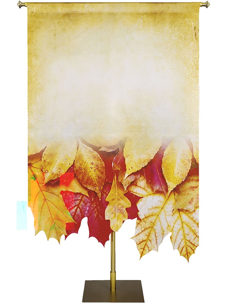 Custom Banner Autumn Contours Give Thanks To His Holy Name
