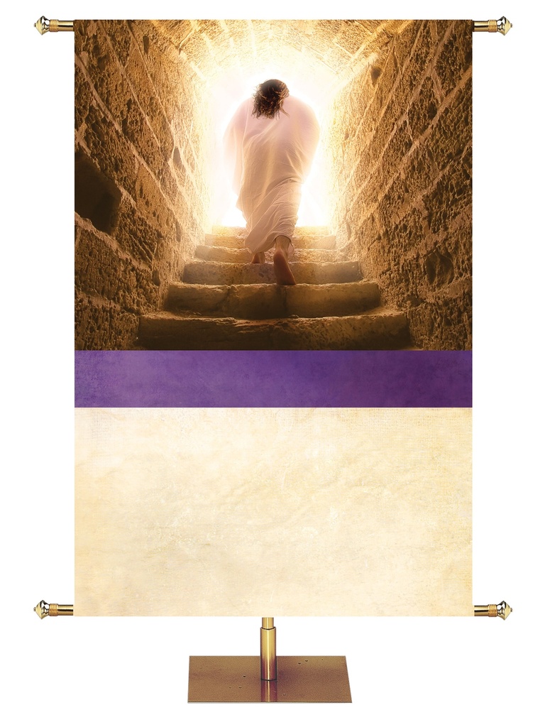 Custom Banner Sacred Symbols of Easter Christ is Alive