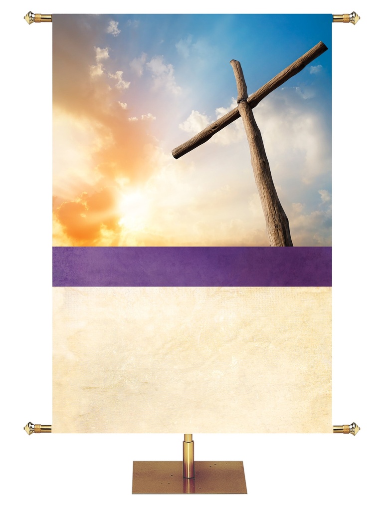 Custom Banner Sacred Symbols of Easter Christ is Risen