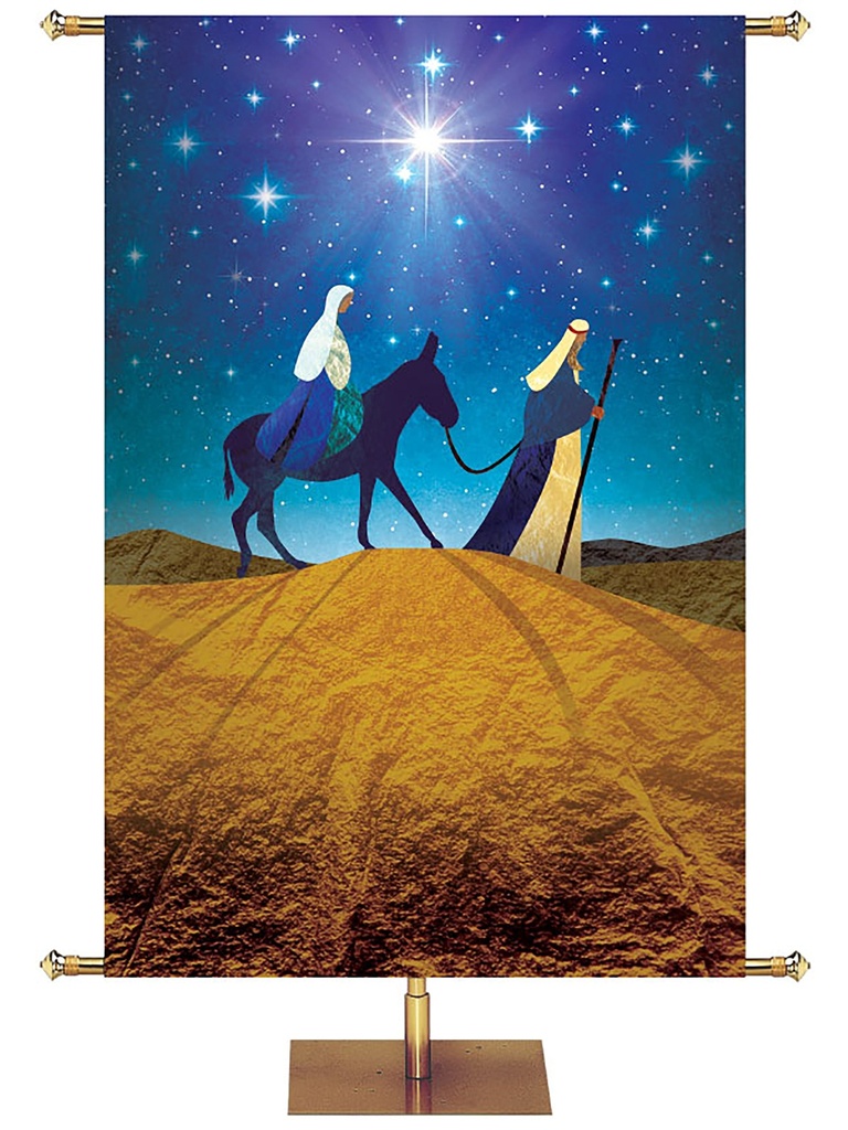 Custom Banner O Holy Night Glory to The Newborn King