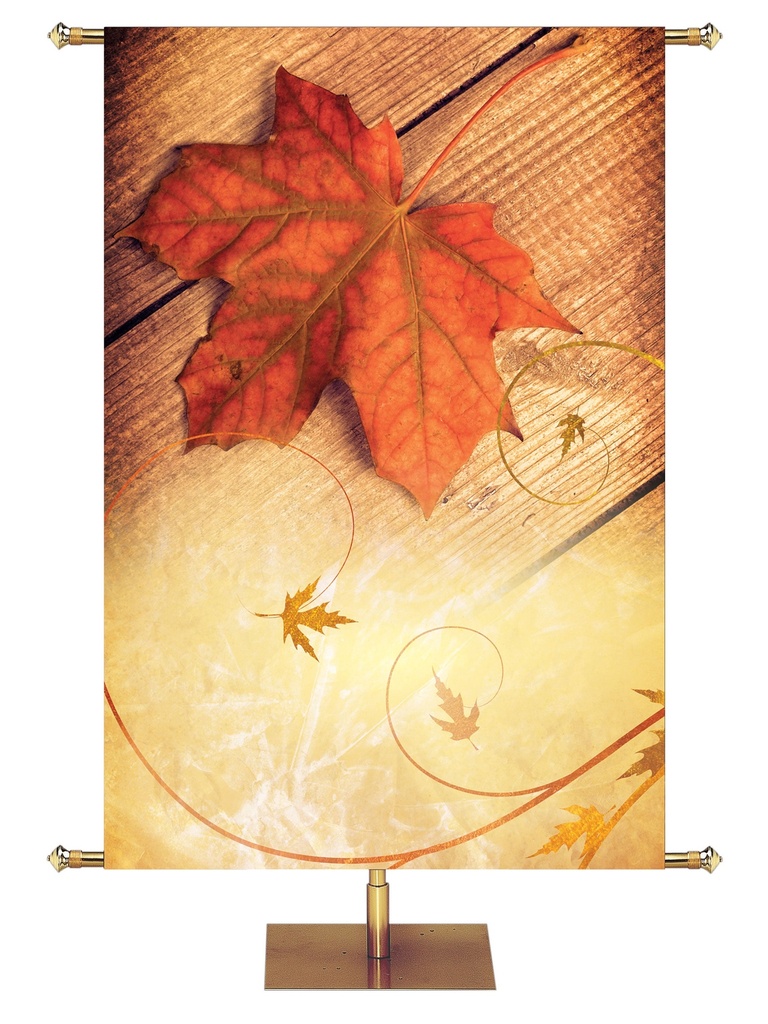 Custom Banner Majestic Autumn Enter His Gates