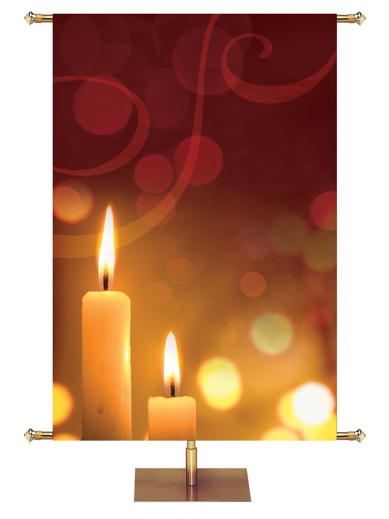 Custom Banner Light of Christmas Glory to God