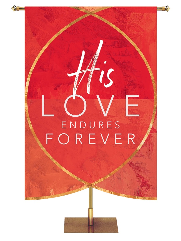 Scripture Silhouettes His Love Endures