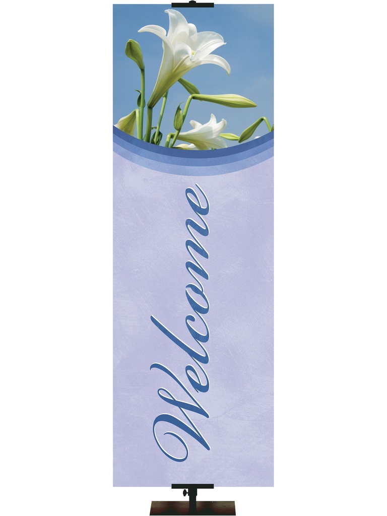 Stock Welcome Banner Lily