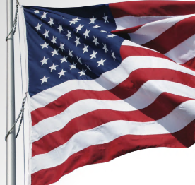 Sewn U.S. Flag Polyester Durable Outdoor Flag (do not use)