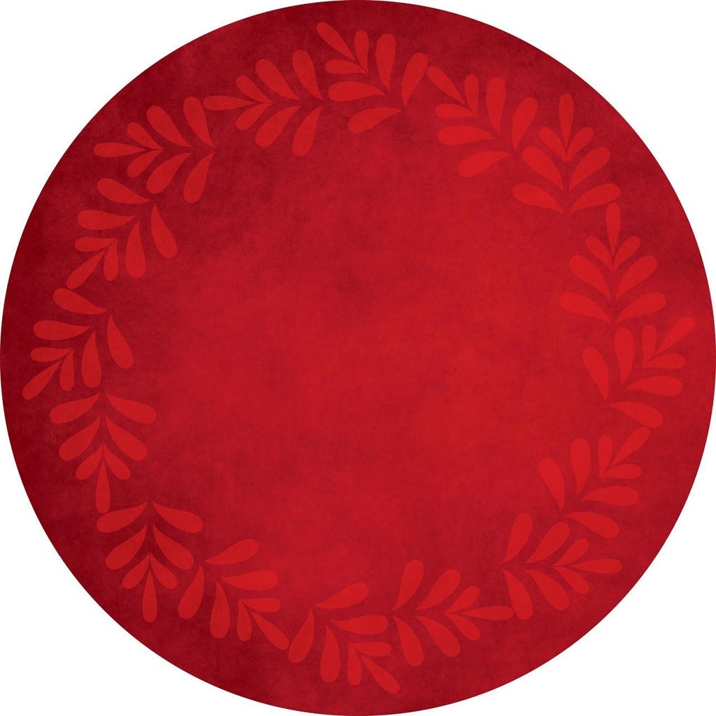 Christmas Petals Vinyl Christmas Tree Mat