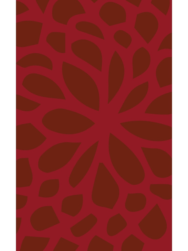 Geometric Blossoms Vinyl Floor Mat