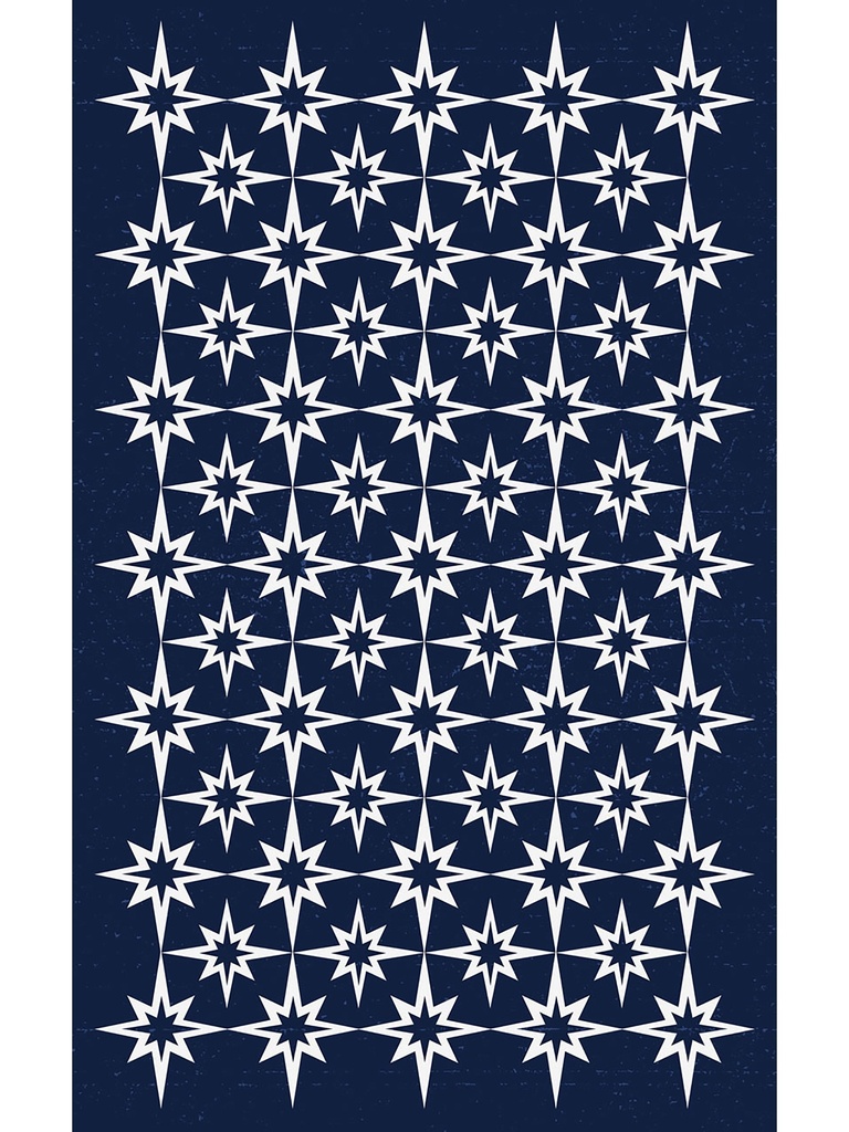 Starburst Vinyl Indoor Outdoor Rug