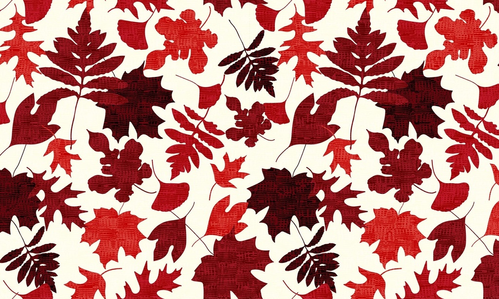 Falling Leaves Vinyl Kitchen Mat